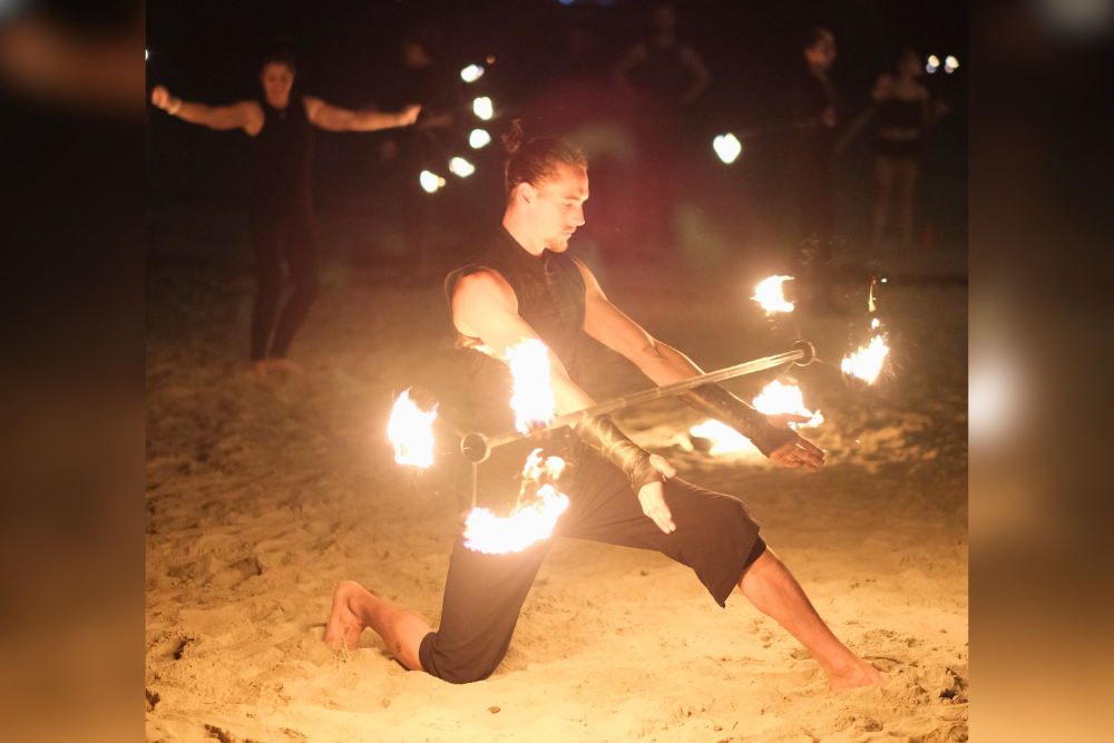 Strand Beach Fireshow After Community Clean-up – Helderberg Families Unite