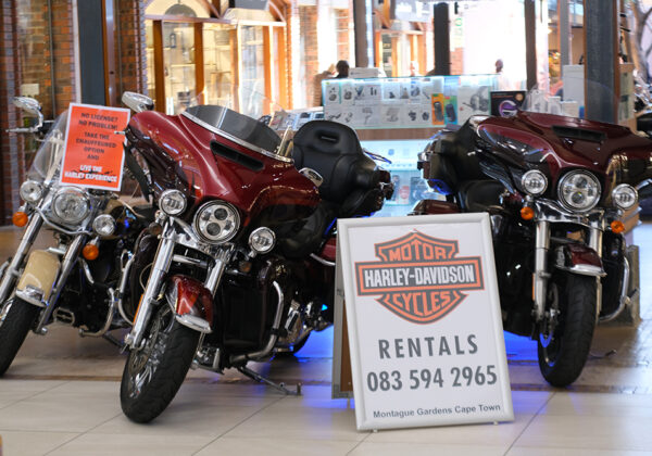 We stumbled across Makani Harley-Davidson rentals at Waterstone Village