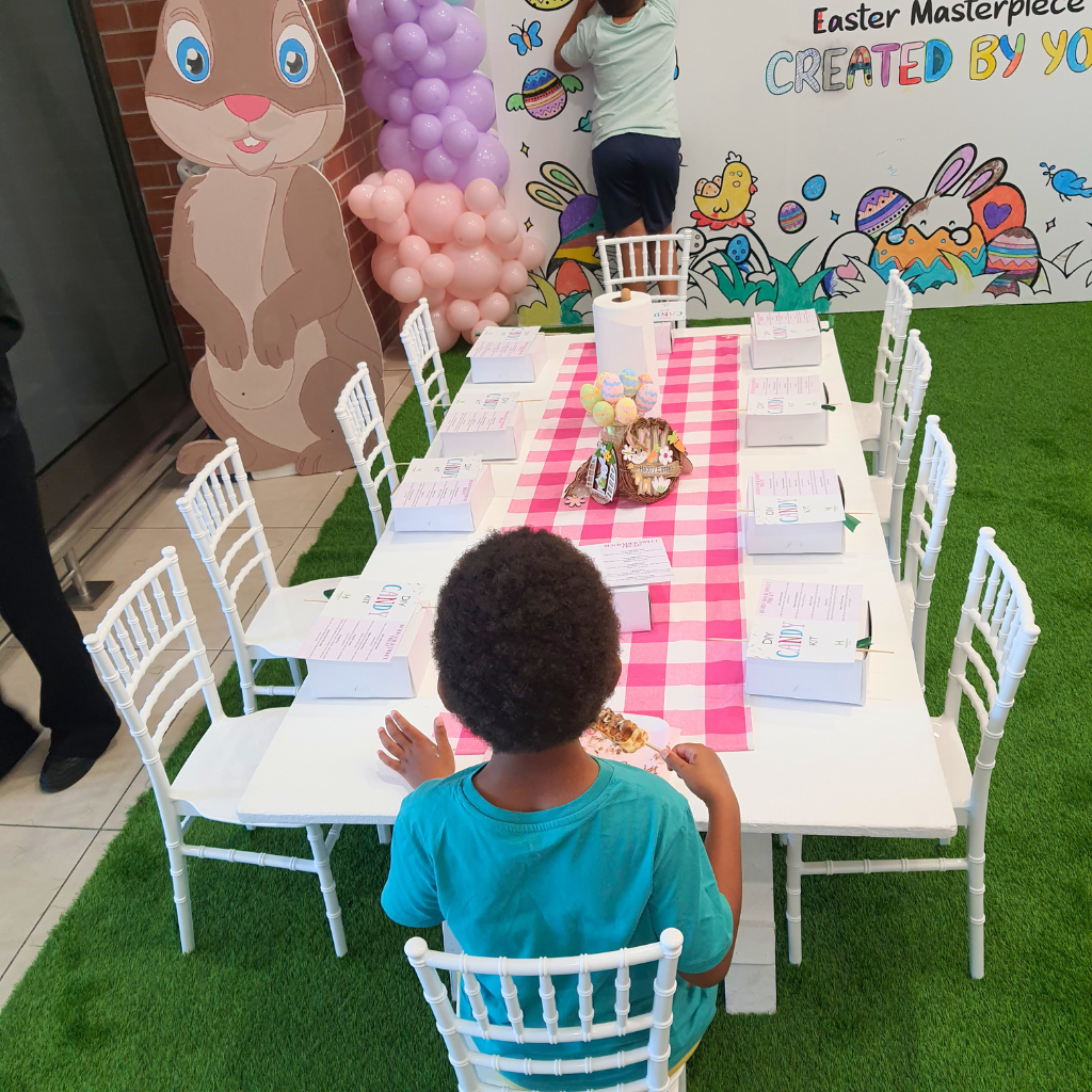 Easter Fun at Helderberg Centre: Free Waffles, DIY candy kits and a Kids’ Art Wall