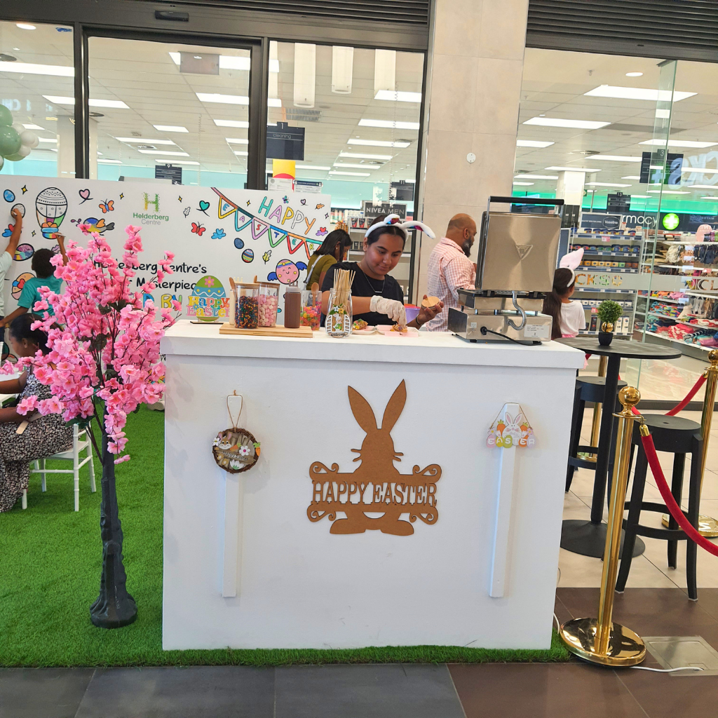 Easter Fun at Helderberg Centre: Free Waffles, DIY candy kits and a Kids’ Art Wall