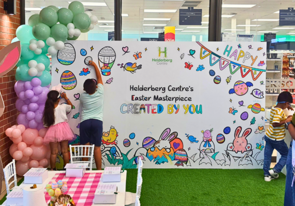 Easter Fun at Helderberg Centre: Free Waffles, DIY candy kits and a Kids’ Art Wall