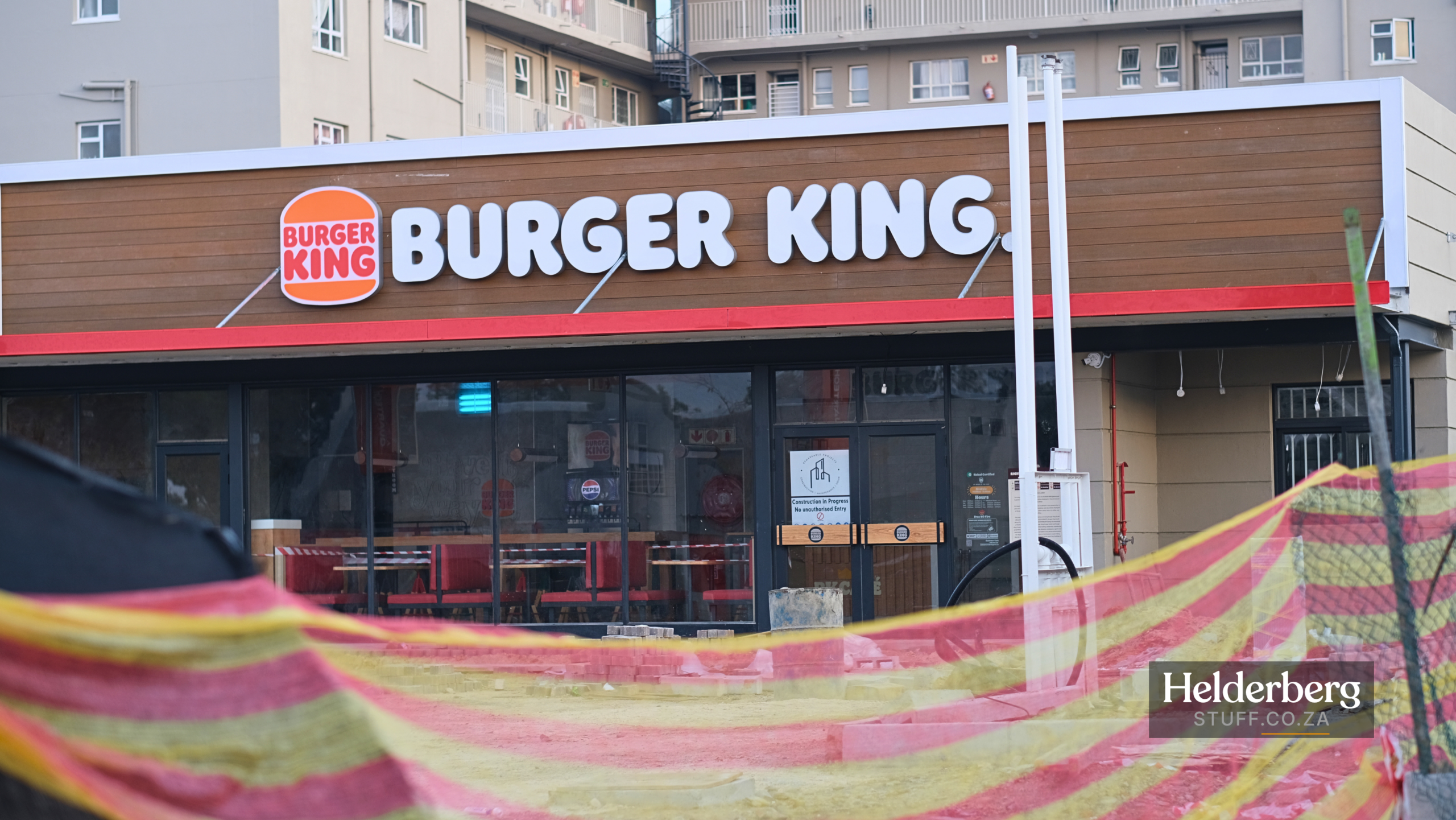 Burger King Drive-Thru Signage Appears at Caltex Auto West Delta Site in Somerset West
