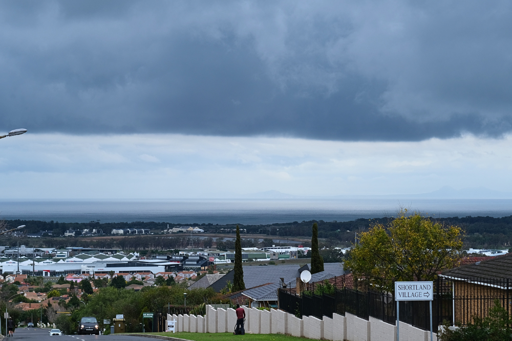 From Rain to Sunshine and Back Again: A Dramatic Winter Sky Over Somerset West