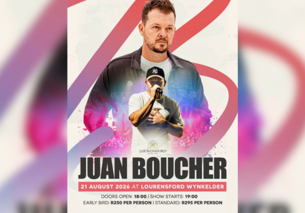 Juan Boucher to Perform Live in Lourensford Wine Estate's Atmospheric Cellar This August