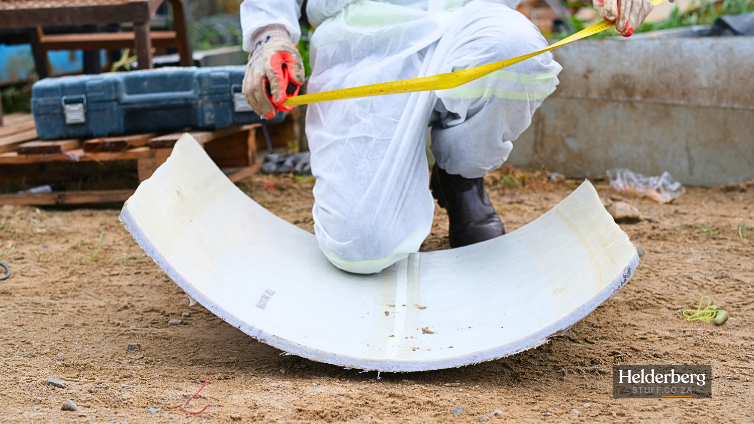 The giant pipe behind Strand’s sewer upgrade