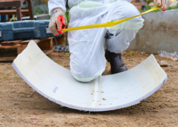 The giant pipe behind Strand’s sewer upgrade