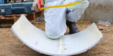The giant pipe behind Strand’s sewer upgrade